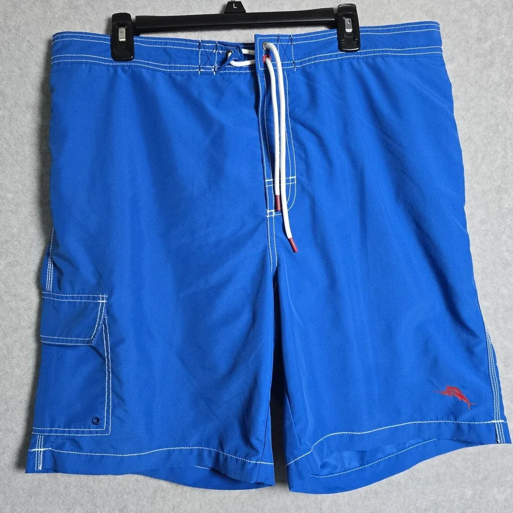 Tommy Bahama Mens Size XL Baja Beach Board Shorts Swim Trunks Resort Coastal